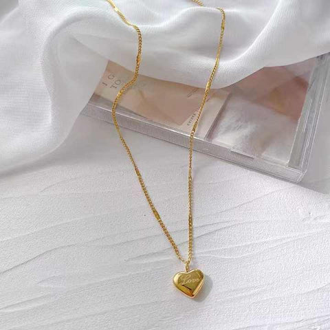 GleamLove™ | Gargantilla Con Dije De Corazon Para Mujer Laminada En Oro 18K Love 🛒🔥🎁 |Envío GRATIS - 40% DE DESCUENTO|